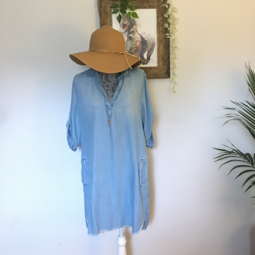 Cloth & Stone  shirt dress size med